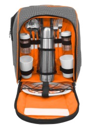 Picknick Rucksack inkl. Geschirr für 2 Personen